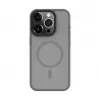 Evelatus Funda híbrida con MagSafe PC+TPU para Apple iPhone 15 Pro Max plata
