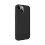 Evelatus Funda trasera de piel sintética MagSafe para Apple iPhone 15 Plus negra