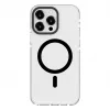 Evelatus Funda transparente PC+TPU con MagSafe para Apple iPhone 15 Pro Max negro transparente