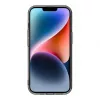 Evelatus Funda transparente con MagSafe y protección de cámara para Apple iPhone 15 negro transparente