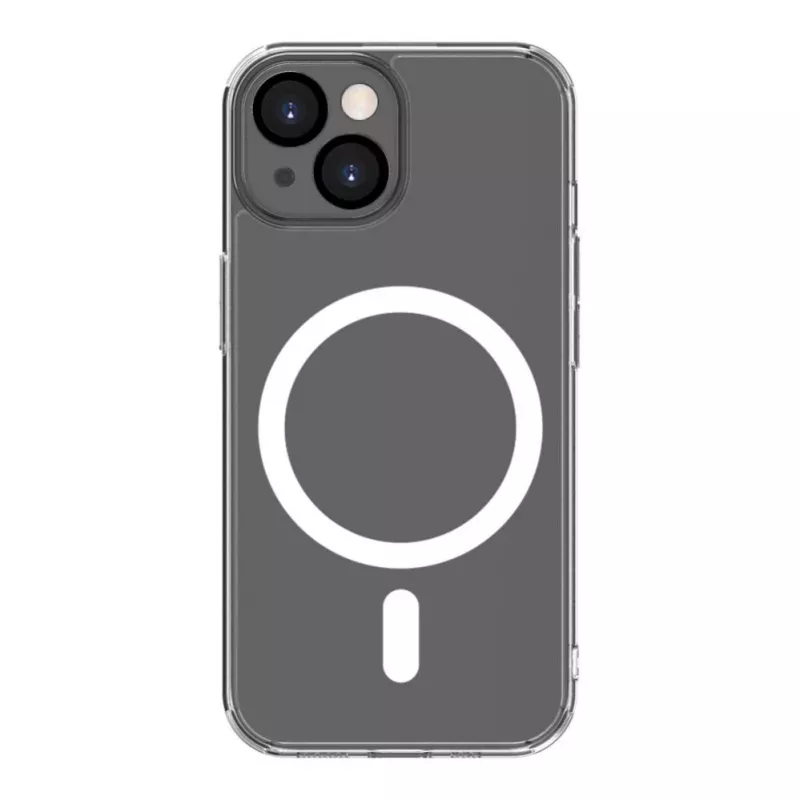 Evelatus Funda transparente con MagSafe y protección de cámara para Apple iPhone 15 transparente