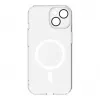 Evelatus Funda transparente con MagSafe y protección de cámara para Apple iPhone 15 Plus transparente