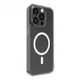 Evelatus Funda transparente con MagSafe y protección de cámara para Apple iPhone 15 Pro transparente