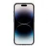 Evelatus Funda transparente con MagSafe y protección de cámara para Apple iPhone 15 Pro Max negro transparente