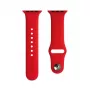 Evelatus Correa de silicona Loop para Watch 38/40/41mm (132mm M/L) roja