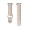 Evelatus Correa de silicona Solo Loop para Apple Watch 38/40/41mm (132mm M/L) rosa arena