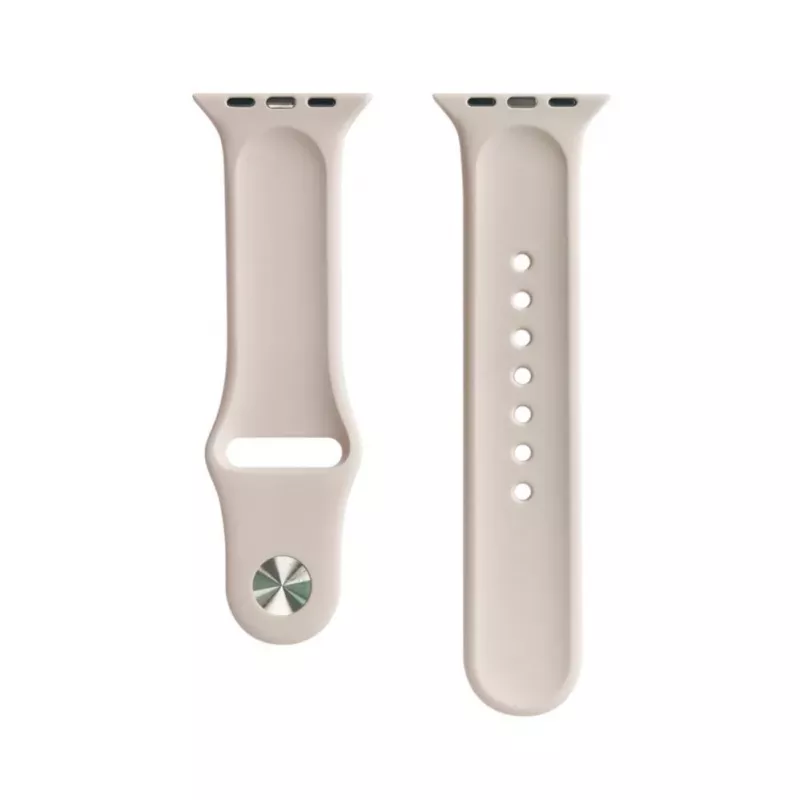 Evelatus Correa de silicona Solo Loop para Apple Watch 38/40/41mm (132mm M/L) rosa arena