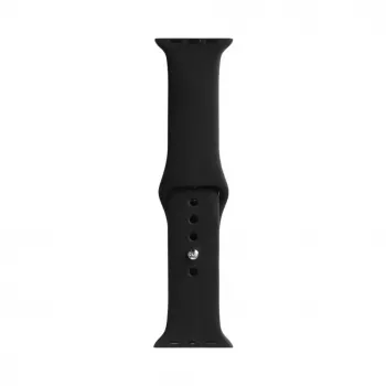 Evelatus Correa de silicona Loop para Apple Watch 42/44/45mm (140mm M/L) negra
