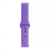 Evelatus Correa de silicona Loop para Watch 20mm (130mm M/L) morado oscuro