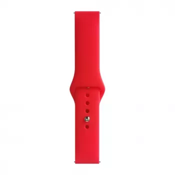Evelatus Correa de silicona Loop para Watch 20mm (130mm M/L) roja