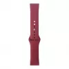 Correa de reloj Evelatus de silicona con cierre de bucle de 20mm (130mm M/L) ciruela