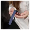 Correas de reloj Evelatus de silicona con cierre de bucle de 20mm (130mm M/L) azul