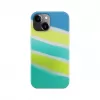 Funda de silicona Evelatus para Apple iPhone 15 multicolor amarillo verde