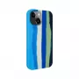 Funda de silicona Evelatus para Apple iPhone 15 multicolor azul