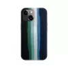 Funda de silicona Evelatus para Apple iPhone 15 multicolor verde