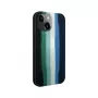 Funda de silicona Evelatus para Apple iPhone 15 multicolor verde