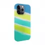 Funda de silicona Evelatus para Apple iPhone 15 Pro multicolor amarillo verde
