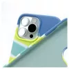 Funda de silicona Evelatus para Apple iPhone 15 Pro Max multicolor amarillo verde