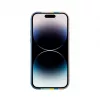 Funda de silicona Evelatus para Apple iPhone 15 Pro Max multicolor azul rosa