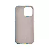 Funda de silicona Evelatus para Apple iPhone 15 Pro Max multicolor azul rosa