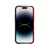 Funda de silicona Evelatus para Apple iPhone 15 Pro Max multicolor arcoíris