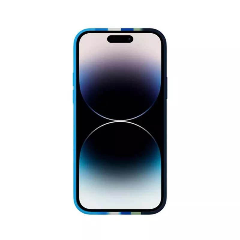 Funda de silicona Evelatus para Apple iPhone 15 Pro Max multicolor verde