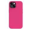 Funda de silicona Premium Soft Touch Evelatus para Apple iPhone 15 rosa