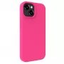 Funda de silicona Premium Soft Touch Evelatus para Apple iPhone 15 rosa