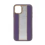 Funda de piel con diamantes iLike para Apple iPhone 11 morada