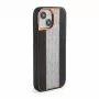 Funda de piel con diamantes iLike para Apple iPhone 15 negra