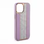 Funda de piel con diamantes iLike para Apple iPhone 15 Pro rosa arena