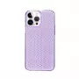 Funda de silicona Shine iLike para Apple iPhone 14 Pro transparente violeta