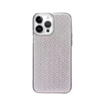 Funda de silicona Shine iLike para Apple iPhone 14 Pro transparente negra