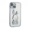 iLike Apple iPhone 13 Funda de silicona Print Desire Rabbit azul