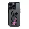 iLike Apple iPhone 13 Pro Funda de silicona Print Desire Rabbit lila
