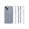 Evelatus Apple iPhone 15 Plus Funda de silicona transparente 1,5 mm TPU