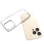 Evelatus Apple iPhone 15 Pro Funda de silicona transparente 1,5 mm TPU