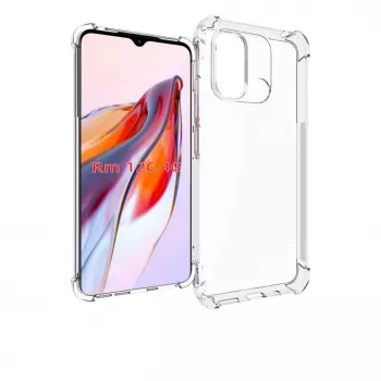 Evelatus Xiaomi Redmi 12C Funda de silicona antichoque militar transparente