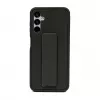 iLike Samsung Galaxy A14 5G Funda de silicona con soporte negro
