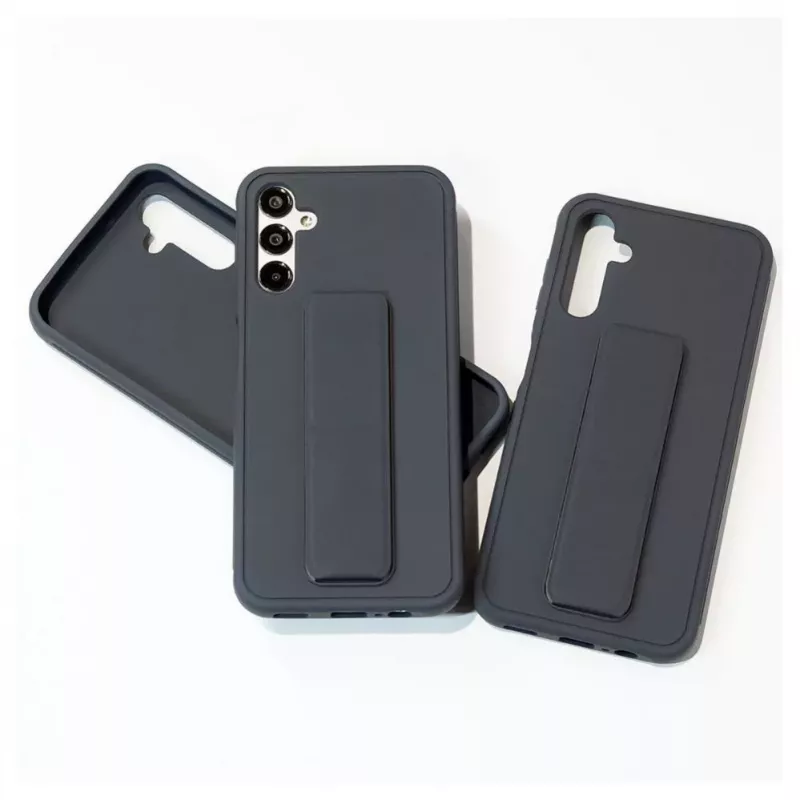 iLike Samsung Galaxy A14 5G Funda de silicona con soporte azul
