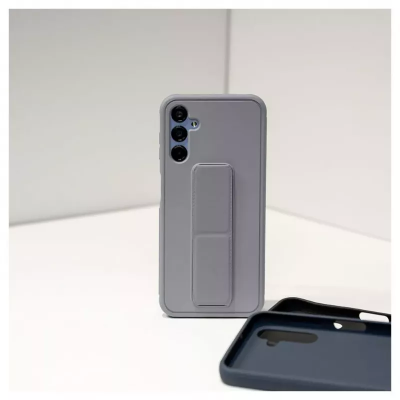 iLike Samsung Galaxy A14 5G Funda de silicona con soporte lila