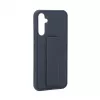 iLike Samsung Galaxy A34 5G Funda de silicona con soporte azul
