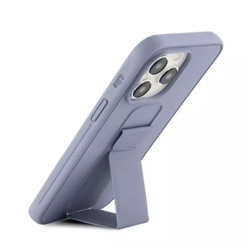iLike Apple iPhone 14 Pro funda de silicona con soporte lila