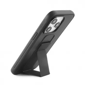 iLike Apple iPhone 15 Pro funda de silicona con soporte negra