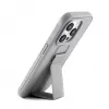 iLike Apple iPhone 15 Pro funda de silicona con soporte plateada