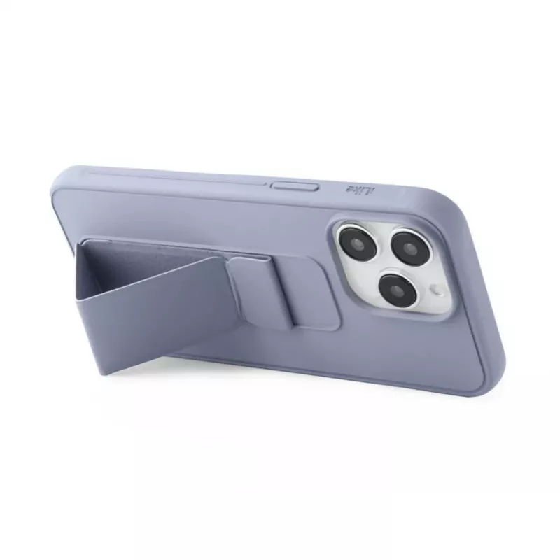 iLike Apple iPhone 15 Pro funda de silicona con soporte lila