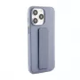 iLike Apple iPhone 15 Pro funda de silicona con soporte lila