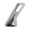 iLike Apple iPhone 15 Plus funda de silicona con soporte plateada