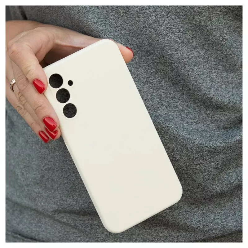 Evelatus Samsung Galaxy A34 5G funda de silicona Premium Soft Touch beige
