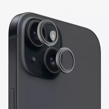 Evelatus Apple iPhone 15 protector de lente de cámara Armor negro